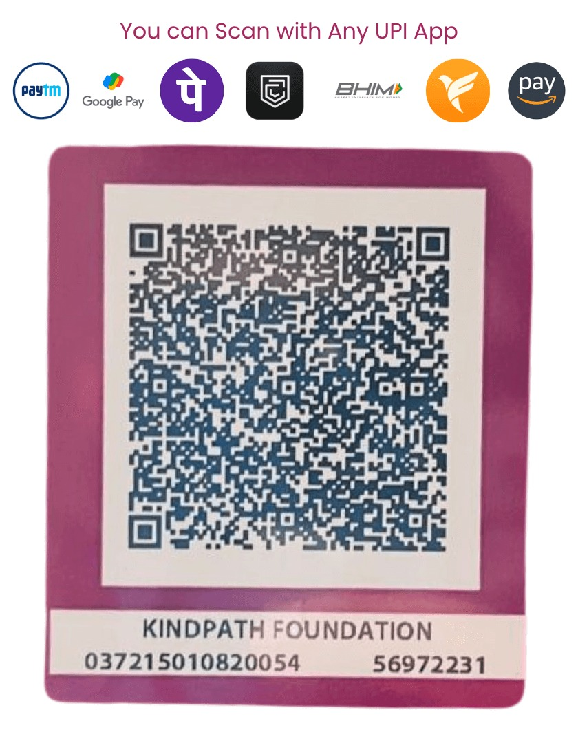 Kindpath Foundation UPI QR code